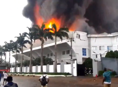 Fire Engulfs Christ Embassy Headquarters in Lagos