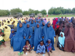 Chibok school girl and 330 others handed over to Borno Government