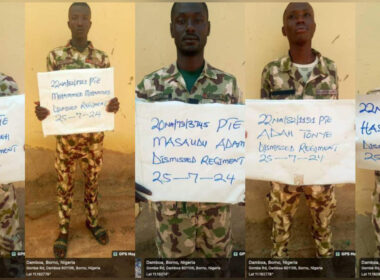Six Nigerian Soldiers Dismissed for Fleeing During Boko Haram Attack in Borno