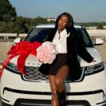 Rudeboy surprises wife, Ivy Ifeoma with Range Rover SUV as push gift