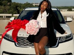 Rudeboy surprises wife, Ivy Ifeoma with Range Rover SUV as push gift