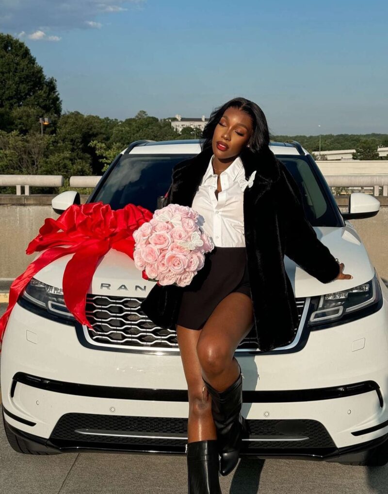 Rudeboy surprises wife, Ivy Ifeoma with Range Rover SUV as push gift