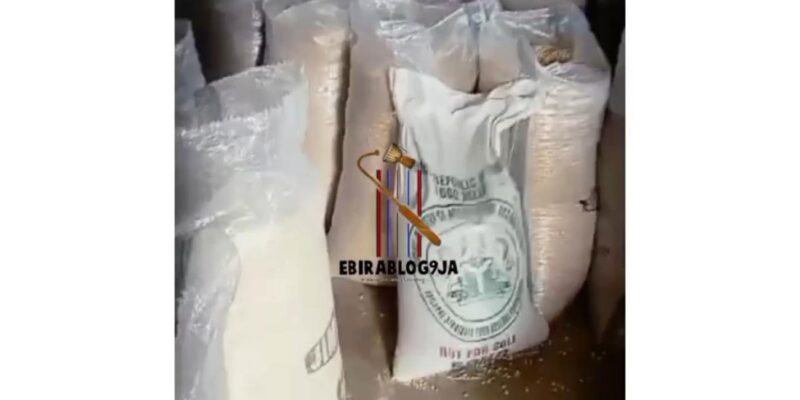 Bags of Rice Donated by FG Repackaged and Sold in Kogi