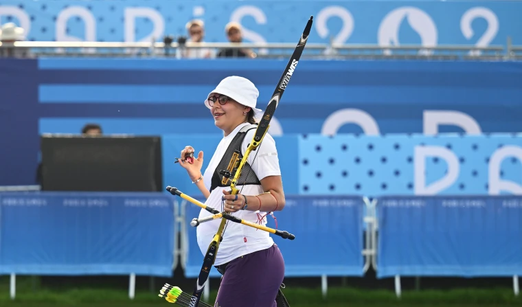 Paris Olympics 2024: Pregnant Archer's Unborn child brings Good Luck [Photos] Archer