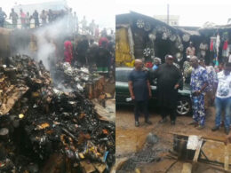 Fire Razes Shops in Motor spare parts, Anambra State