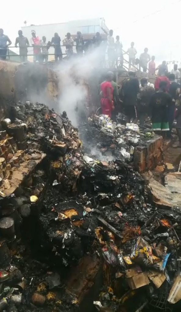 Fire Razes Shops in Motor spare parts, Anambra State [PHOTOS] Anambra state