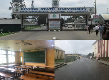 #EndBadGovernance: Rivers State University Students Flee Amidst Protest