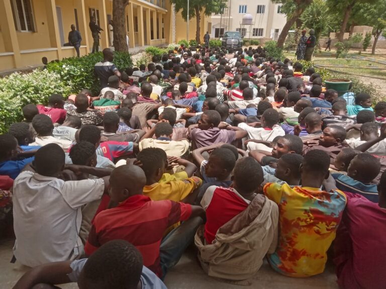 Hunger Protest: Police Parade 296 Suspects and Recover Looted Items in Kano [PHOTO] Kano