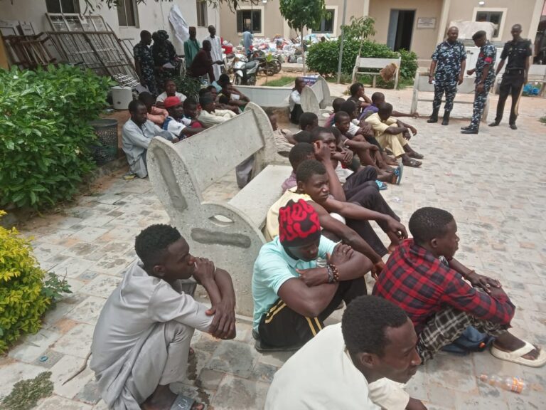 Hunger Protest: Police Parade 296 Suspects and Recover Looted Items in Kano [PHOTO] Kano