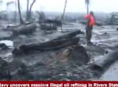 Nigerian Navy Uncovers Illegal Refinery Producing 2m Litres of Diesel Daily in Rivers