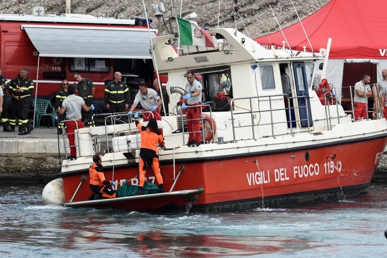 5 Bodies Recovered from Sunken Superyacht Bayesian Off Sicily’s Coast