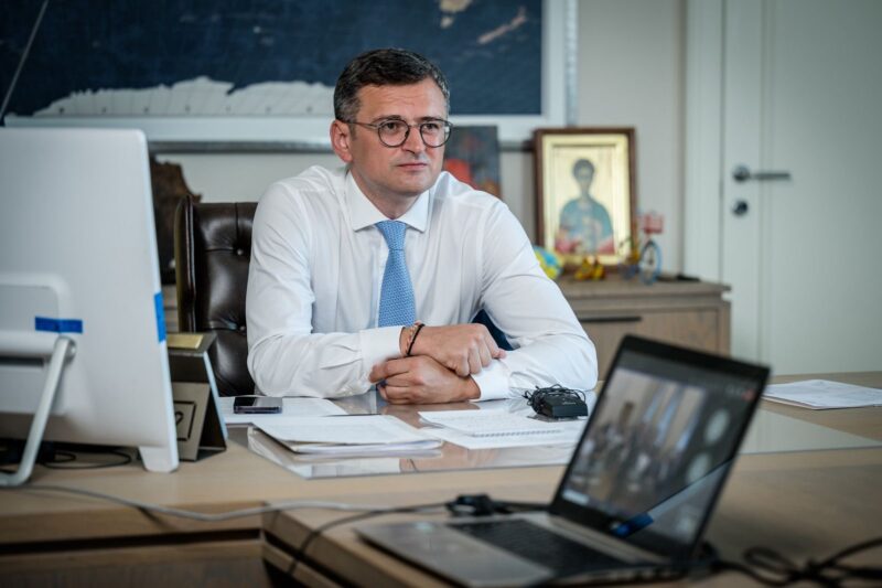 Ukraine's Foreign Minister Dmytro Kuleba