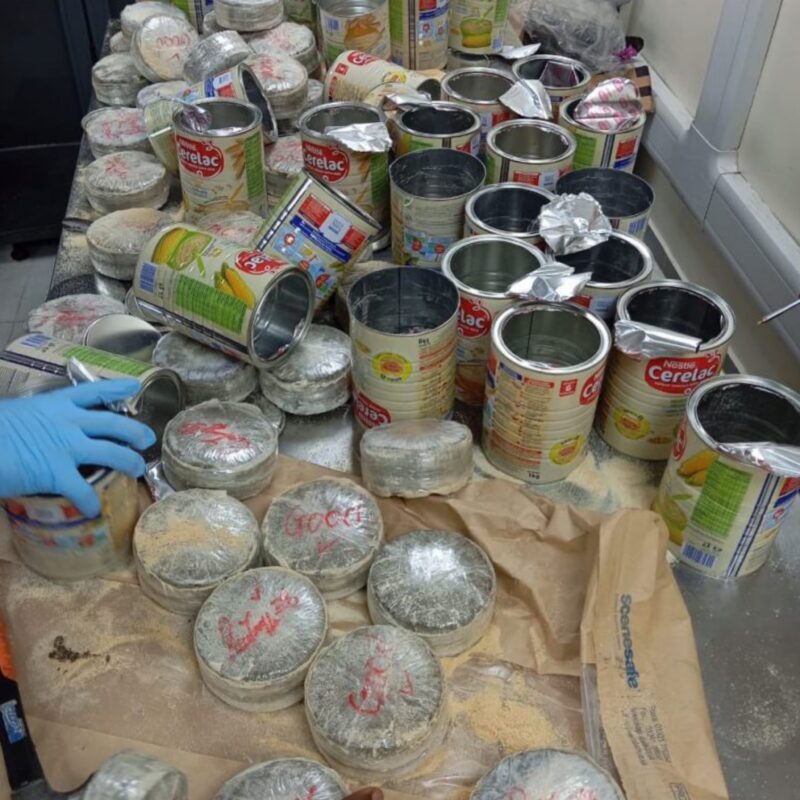 NDLEA Discovers Drugs Hidden in Cerelac Baby Food Tins