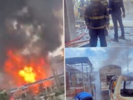 Gas Explosion Hits Lagos Filling Station, Vehicles Destroyed