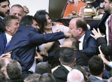 Lawmakers Exchange Blows During Heated Debate In Turkey
