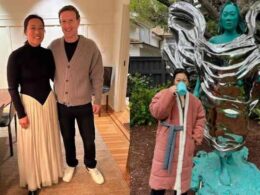 Mark Zuckerberg Surprises Wife Priscilla Chan with 7-Foot Statue in Viral Romantic Gesture Mark Zuckerberg Surprises Wife Priscilla Chan with 7-Foot Statue in Viral Romantic Gesture
