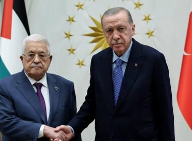 Mahmoud Abbas, Turkish President Recep Tayyip Erdogan Discuss Gaza Ceasefire