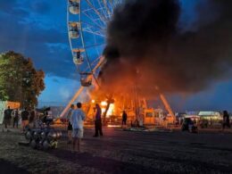 Terrifying Ferris Wheel Blaze at German Music Festival Leaves 23 Injured