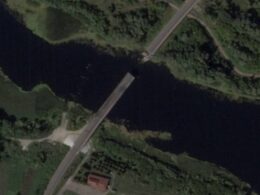 Ukraine Demolish Bridge Over Seym River cutting Russian forces