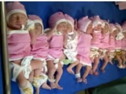 Benin Republic: Nigerian Woman Deliver 11 Babies After 3 yrs