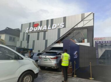 Cubana Chiefpriest's  Donald’s Fast Food Sealed Off By Lagos Government