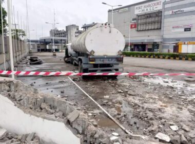 Fuel Tanker Crashes into Port Harcourt Mall