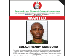 EFCC Declares Businessman Bolaji Akinduro Wanted for Fraud