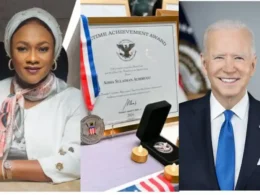 Nigerian Industrialist Dr. Achimugu Honored With President Biden's Lifetime Achievement Award