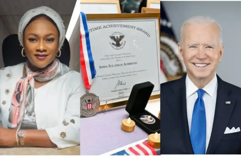 Nigerian Industrialist Dr. Achimugu Honored With President Biden's Lifetime Achievement Award