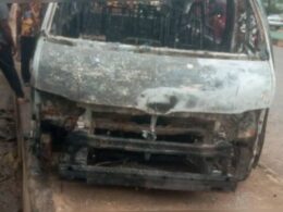 Bus Catches Fire on Abakaliki-Enugu Expressway; 5 Dead
