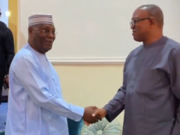 Atiku Welcomes Peter Obi at His Adamawa Residence