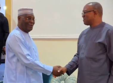 Atiku Welcomes Peter Obi at His Adamawa Residence