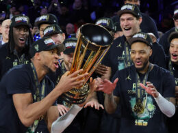 Giannis Leads Milwaukee Bucks To beat Thunder For NBA Cup Giannis Leads Milwaukee Bucks To beat Thunder For NBA Cup