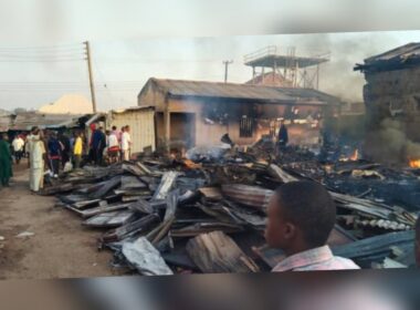 Fire Guts 30 Shops in Nasarawa Market