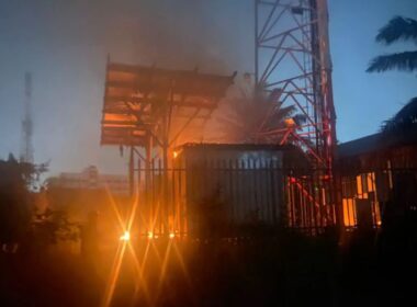 Fire Outbreak at FIIRO Office in Lagos