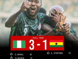 Super Eagles B Crush Ghana 3-1, End Six-Year CHAN Drought [VIDEO]