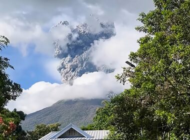 Philippine Volcano Eruption Forces Hundreds to Evacuate as Ash Blankets Villages