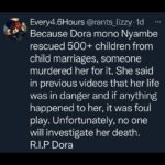 Dora Moono Nyambe: Beloved TikTok Star and Humanitarian Passes Away at 32 Dora Moono Nyambe: Beloved TikTok Star and Humanitarian Passes Away at 32 Dora Moono Nyambe