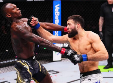 Israel Adesanya Suffers Second Round Knockout Defeat To Nassourdine Imavov