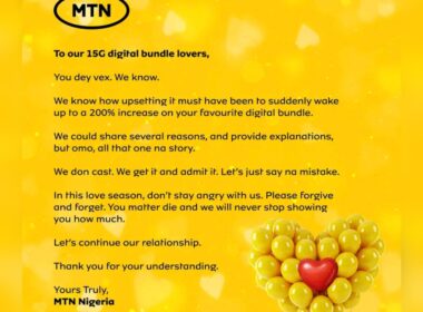 MTN Apologizes to Customers Over 200% Data Price Hike Amid Public Outrage