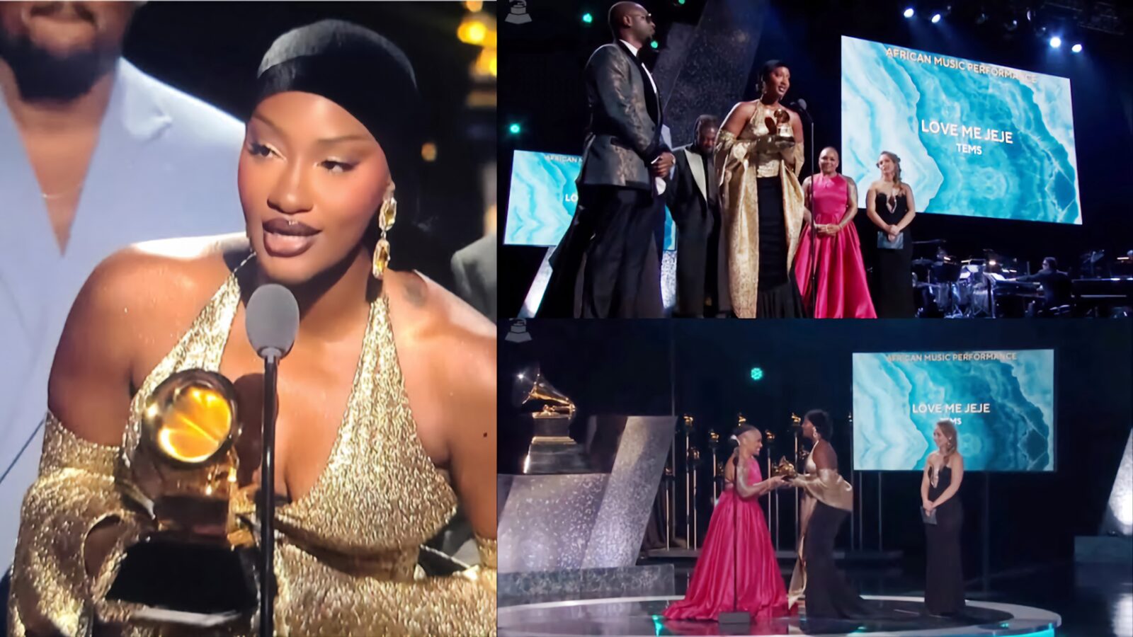 Tems Performance Video Tems Shines At Grammy 2025: Best African Music Performance