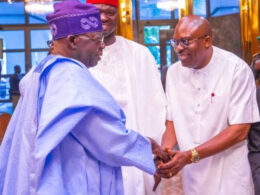 President Tinubu meets Fubara in London