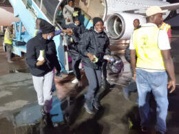 NEMA Receives 203 Nigerian Returnees stranded in Libya NEMA Receives 203 Nigerian Returnees stranded in Libya