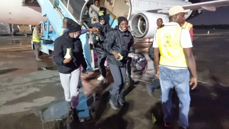 NEMA Receives 203 Nigerian Returnees stranded in Libya