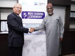 Nigeria Set to Receive $1bn Investment from China’s SINOMACH for Sugar Production Expansion