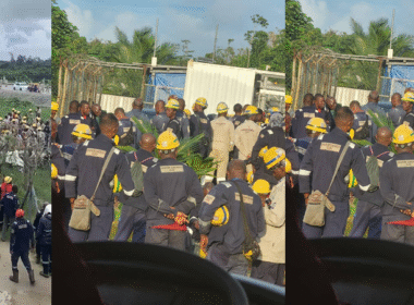 Train-7 Protests Escalate in Bonny as Workers Allege Over-Taxation, Intimidation and Threat of Mass Sacks (VIDEO/PHOTOS) Train-7 Protests Escalate in Bonny as Workers Allege Over-Taxation, Intimidation and Threat of Mass Sacks